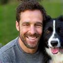 Client Callum in the park with Misty, his Border Collie